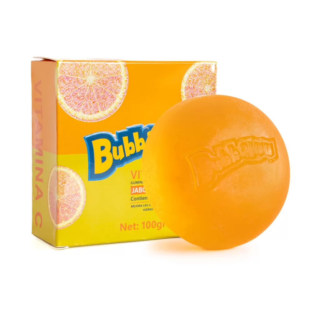 Jabón Facial Aclarante Bubbaluu de Vitamina C 100gr
