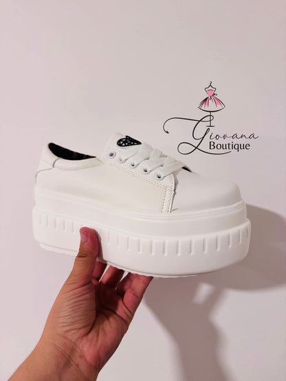 Zapatilla Plataforma White