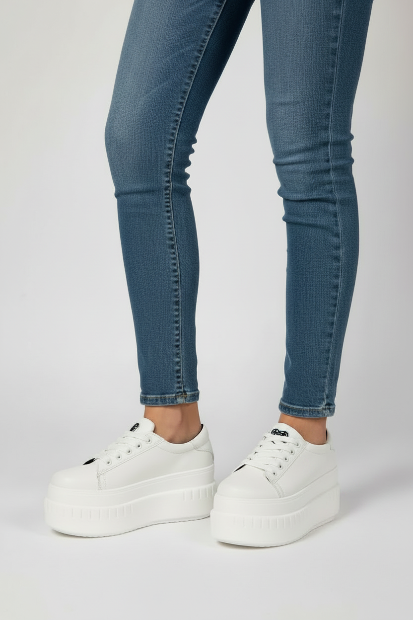 Zapatilla Plataforma White
