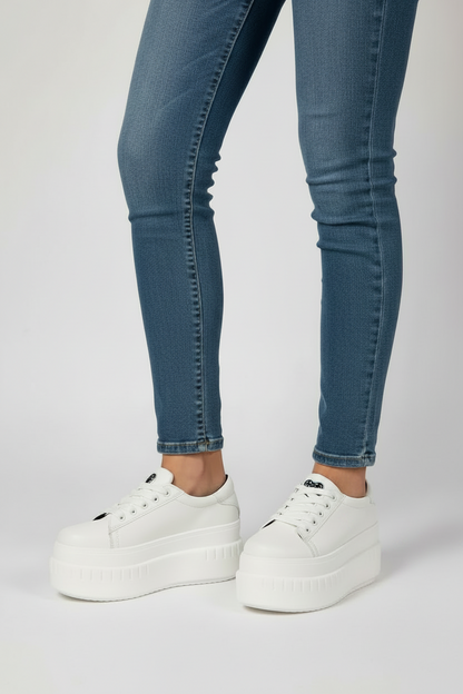 Zapatilla Plataforma White