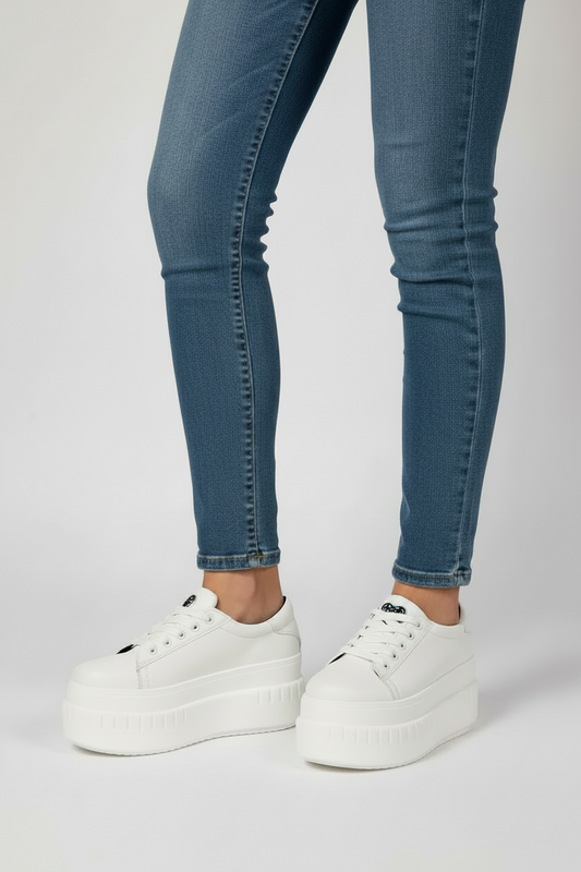 Zapatilla Plataforma White