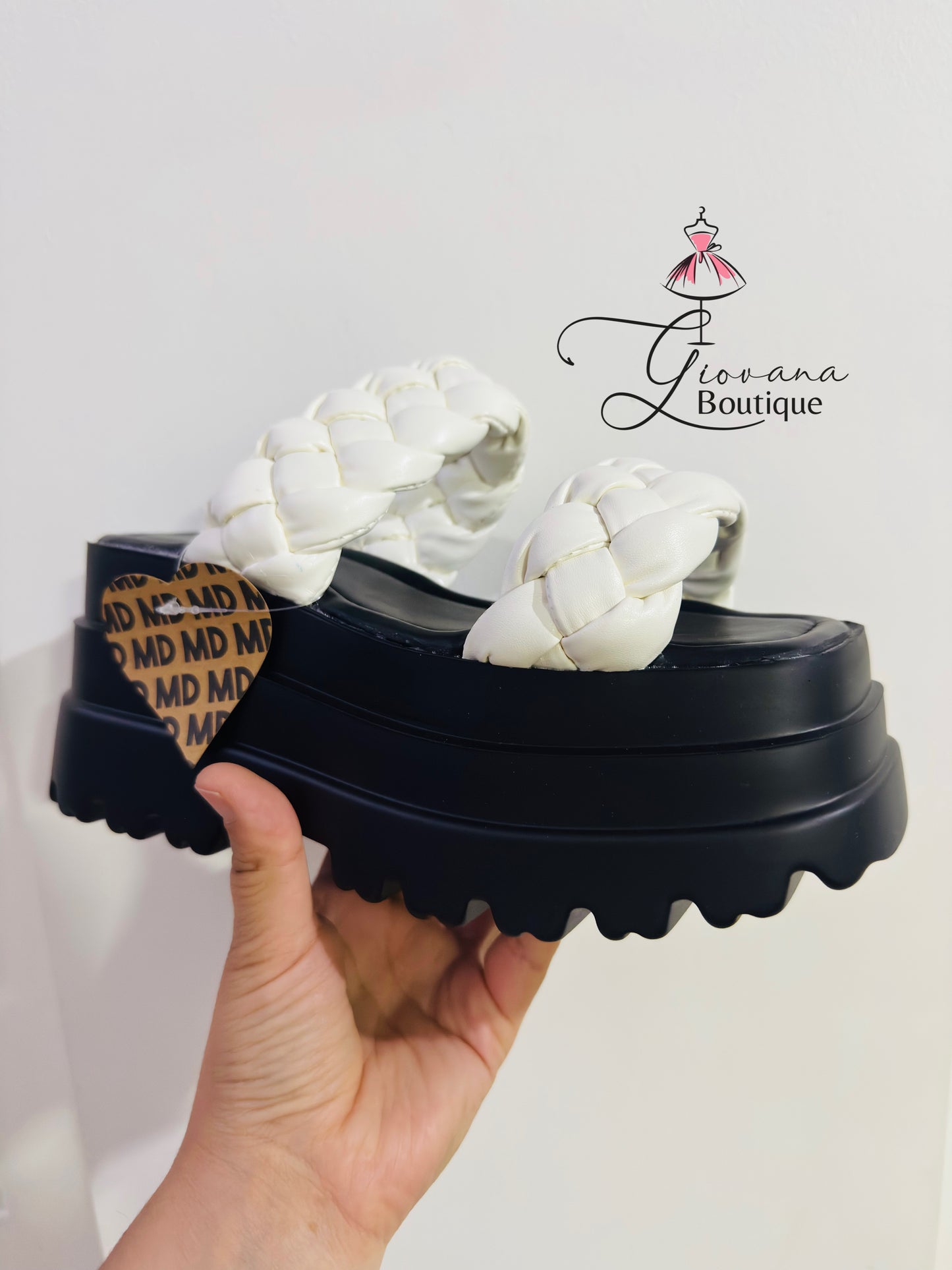 Sandalias Nudo Blanco