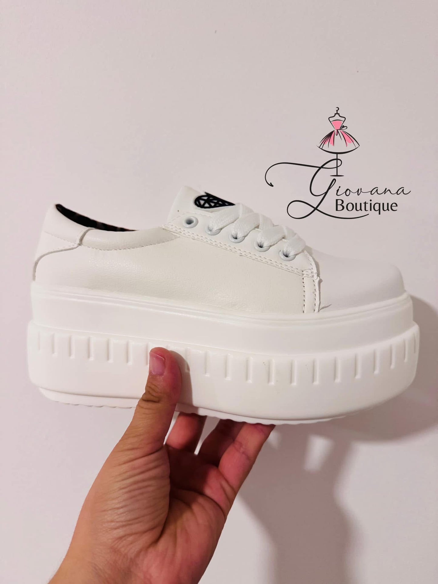 Zapatilla Plataforma White