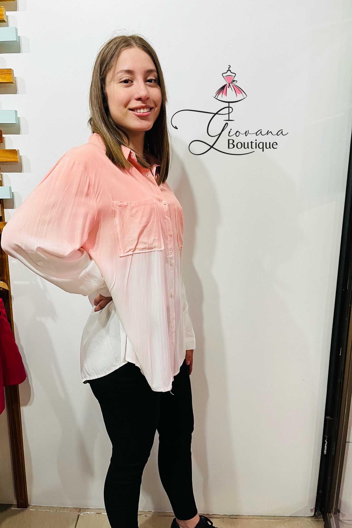 Blusa Botones Degrades Degrade