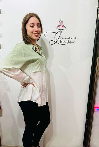 Blusa Botones Degrades Degrade