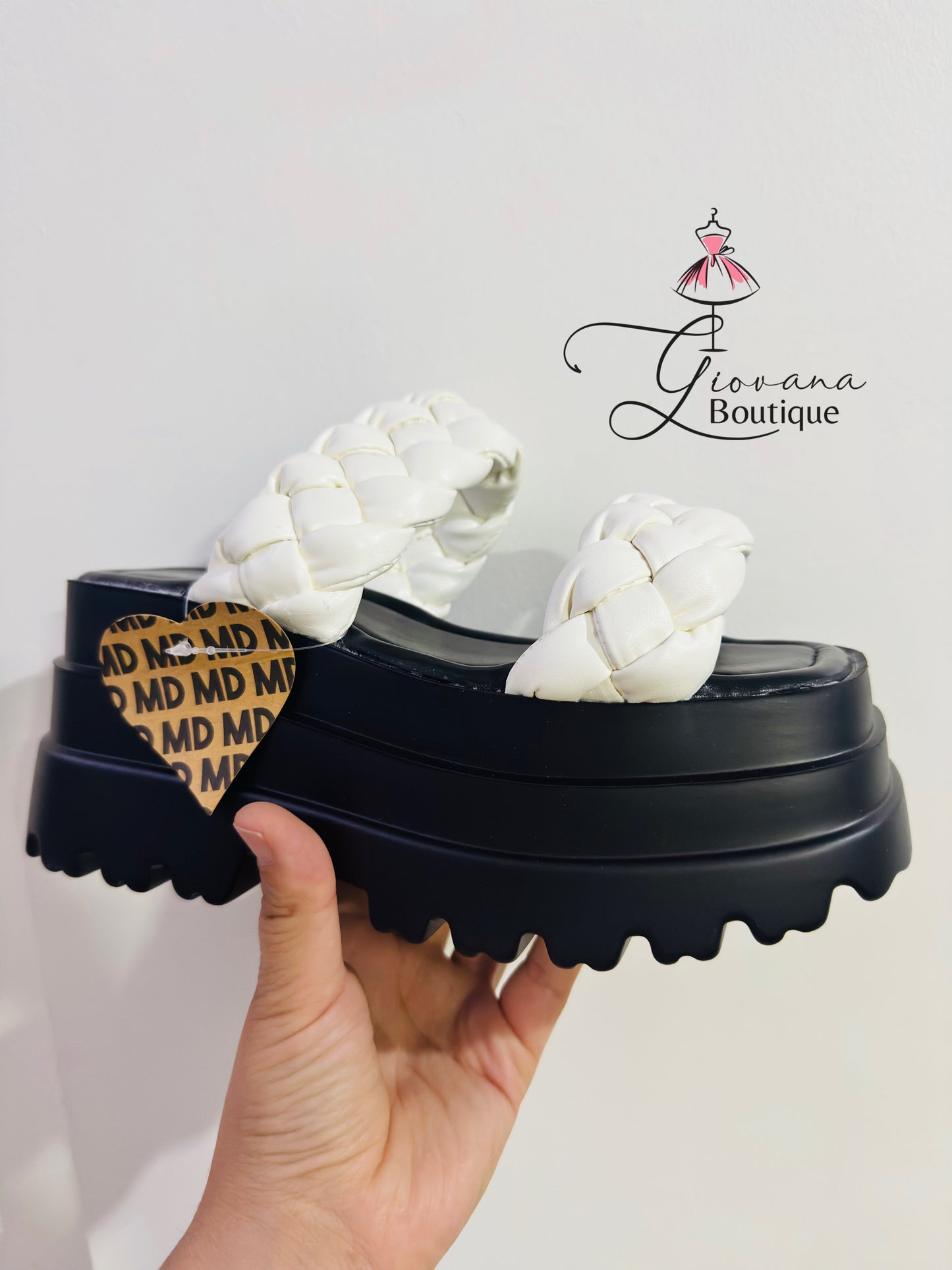 Sandalias Nudo Blanco